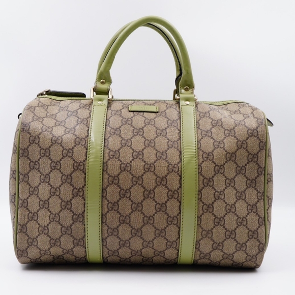 AV54❤️ GUCCI GG Plus Monogram Joy Boston - Picture 1 of 13